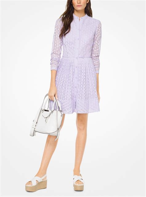 cindy michael kors eyelet|Eyelet Cotton Dress .